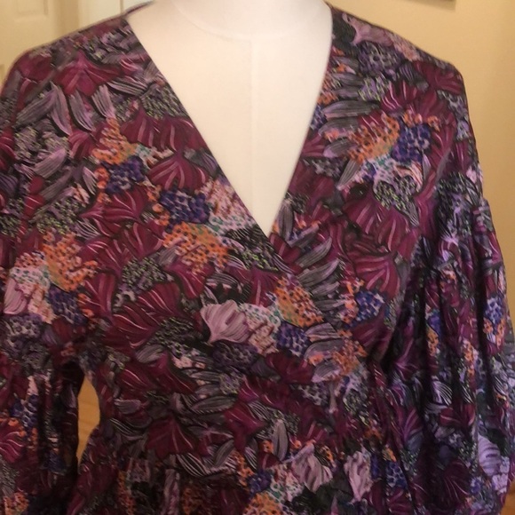 KIKA vargas floral wrap blouse - Picture 4 of 10